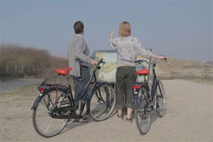 Fietsen door de duinen